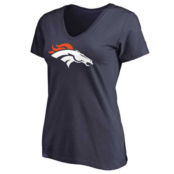 WOMEN'S DENVER BRONCOS NAVY PRIMARY TEAM LOGO SLIM FIT T-Shirt LanTian,We sell and wholesale WOMEN'S DENVER BRONCOS NAVY PRIMARY TEAM LOGO SLIM FIT T-Shirt LanTian on line form chian!