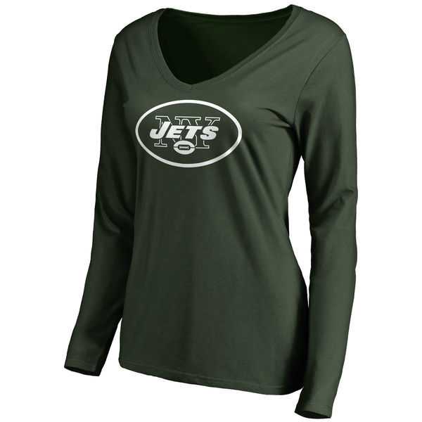 WOMEN'S NEW YORK JETS PRO LINE GREEN PRIMARY TEAM LOGO SLIM FIT LONG SLEEVE T-Shirt LanTian,We sell and wholesale WOMEN'S NEW YORK JETS PRO LINE GREEN PRIMARY TEAM LOGO SLIM FIT LONG SLEEVE T-Shirt LanTian on line form chian!