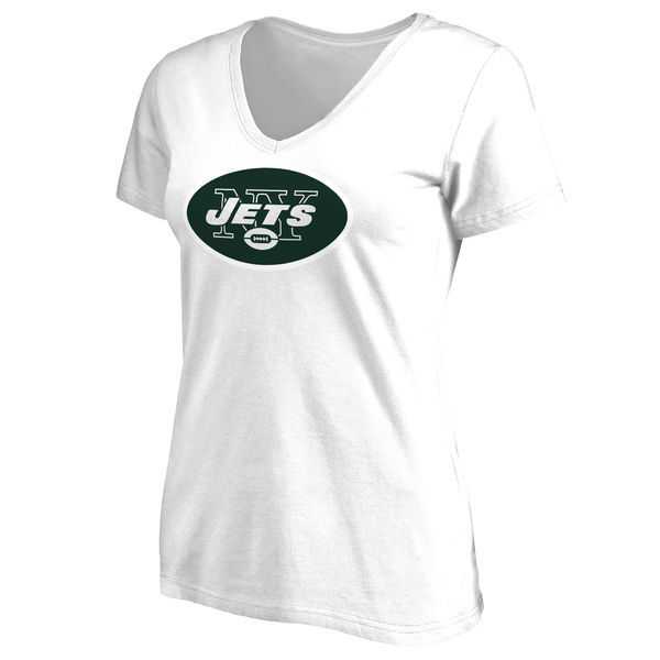 WOMEN'S NEW YORK JETS WHITE PRIMARY TEAM LOGO SLIM FIT T-Shirt LanTian,We sell and wholesale WOMEN'S NEW YORK JETS WHITE PRIMARY TEAM LOGO SLIM FIT T-Shirt LanTian on line form chian!