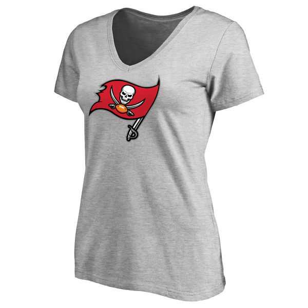 WOMEN'S TAMPA BAY BUCCANEERS ASH PRIMARY TEAM LOGO SLIM FIT T-Shirt LanTian,We sell and wholesale WOMEN'S TAMPA BAY BUCCANEERS ASH PRIMARY TEAM LOGO SLIM FIT T-Shirt LanTian on line form chian!