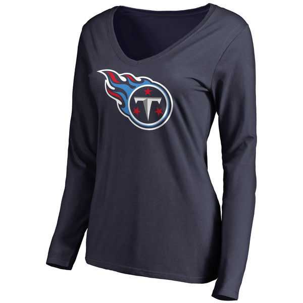 WOMEN'S TENNESSEE TITANS PRO LINE NAVY PRIMARY TEAM LOGO SLIM FIT LONG SLEEVE T-Shirt LanTian,We sell and wholesale WOMEN'S TENNESSEE TITANS PRO LINE NAVY PRIMARY TEAM LOGO SLIM FIT LONG SLEEVE T-Shirt LanTian on line form chian!