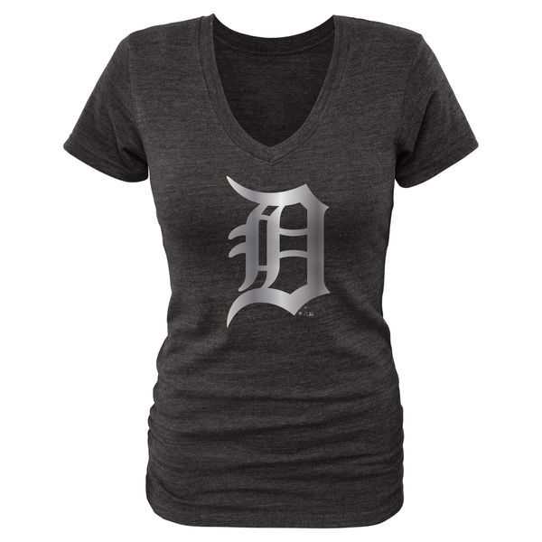 Women Detroit Tigers Fanatics Apparel Platinum Collection Tri-Blend T-Shirt LanTian - Black,We sell and wholesale Women Detroit Tigers Fanatics Apparel Platinum Collection Tri-Blend T-Shirt LanTian - Black on line form chian!
