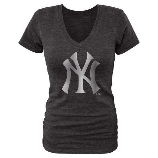 Women New York Yankees Fanatics Apparel Platinum Collection Tri-Blend T-Shirt LanTian - Black,We sell and wholesale Women New York Yankees Fanatics Apparel Platinum Collection Tri-Blend T-Shirt LanTian - Black on line form chian!