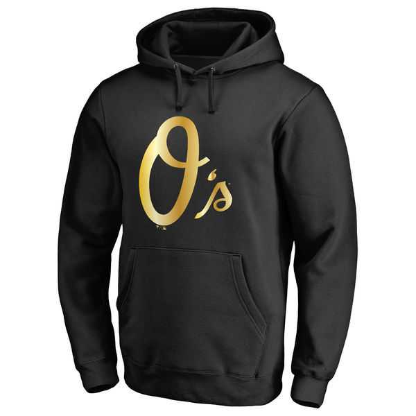Men's Baltimore Orioles Gold Collection Pullover Hoodie LanTian - Black,We sell and wholesale Men's Baltimore Orioles Gold Collection Pullover Hoodie LanTian - Black on line form chian!