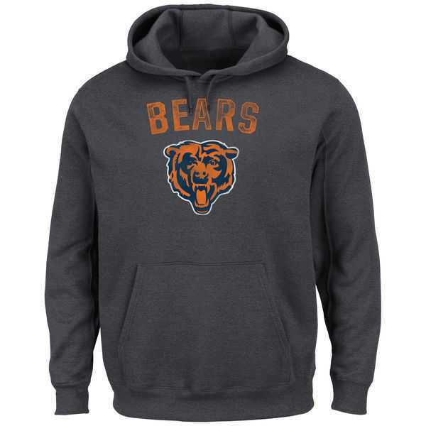 Men's Chicago Bears Majestic Kick Return II Pullover Hoodie LanTian - Charcoal,We sell and wholesale Men's Chicago Bears Majestic Kick Return II Pullover Hoodie LanTian - Charcoal on line form chian!