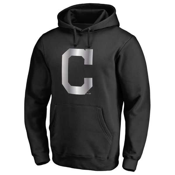 Men's Cleveland Indians Platinum Collection Pullover Hoodie LanTian - Black,We sell and wholesale Men's Cleveland Indians Platinum Collection Pullover Hoodie LanTian - Black on line form chian!