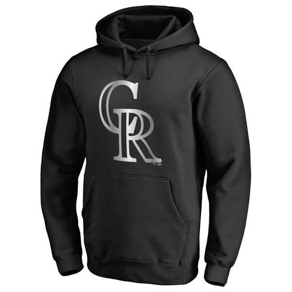 Men's Colorado Rockies Platinum Collection Pullover Hoodie LanTian - Black,We sell and wholesale Men's Colorado Rockies Platinum Collection Pullover Hoodie LanTian - Black on line form chian!