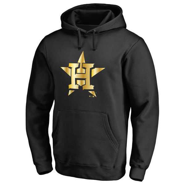 Men's Houston Astros Gold Collection Pullover Hoodie LanTian - Black,We sell and wholesale Men's Houston Astros Gold Collection Pullover Hoodie LanTian - Black on line form chian!