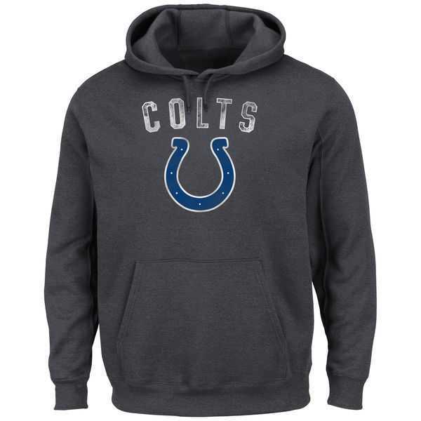 Men's Indianapolis Colts Majestic Kick Return II Pullover Hoodie LanTian - Charcoal,We sell and wholesale Men's Indianapolis Colts Majestic Kick Return II Pullover Hoodie LanTian - Charcoal on line form chian!