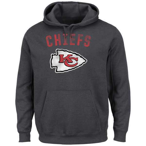 Men's Kansas City Chiefs Majestic Kick Return II Pullover Hoodie LanTian - Charcoal,We sell and wholesale Men's Kansas City Chiefs Majestic Kick Return II Pullover Hoodie LanTian - Charcoal on line form chian!