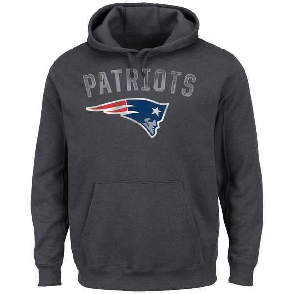 Men's New England Patriots Majestic Kick Return II Pullover Hoodie LanTian - Charcoal,We sell and wholesale Men's New England Patriots Majestic Kick Return II Pullover Hoodie LanTian - Charcoal on line form chian!