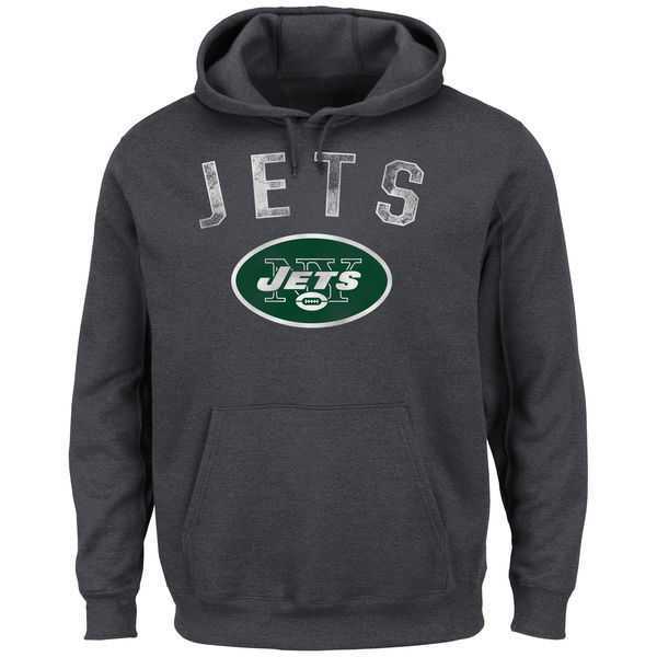 Men's New York Jets Majestic Kick Return II Pullover Hoodie LanTian - Charcoal,We sell and wholesale Men's New York Jets Majestic Kick Return II Pullover Hoodie LanTian - Charcoal on line form chian!