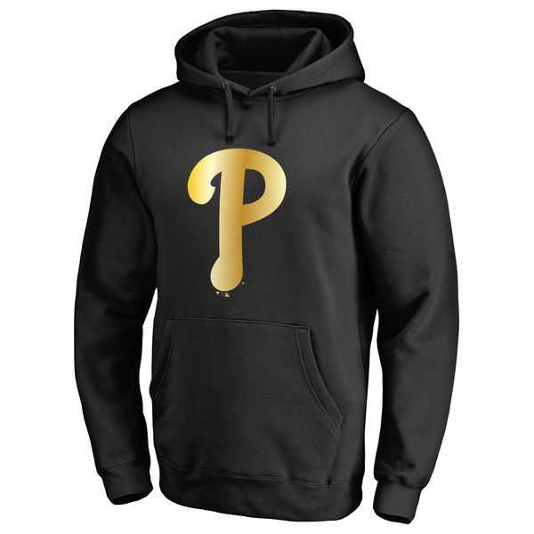 Men's Philadelphia Phillies Gold Collection Pullover Hoodie LanTian - Black,We sell and wholesale Men's Philadelphia Phillies Gold Collection Pullover Hoodie LanTian - Black on line form chian!