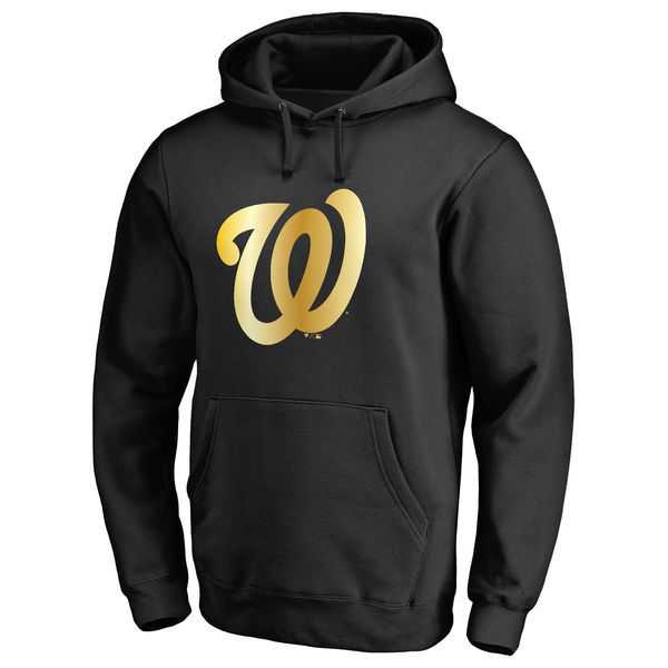 Men's Washington Nationals Gold Collection Pullover Hoodie LanTian - Black,We sell and wholesale Men's Washington Nationals Gold Collection Pullover Hoodie LanTian - Black on line form chian!