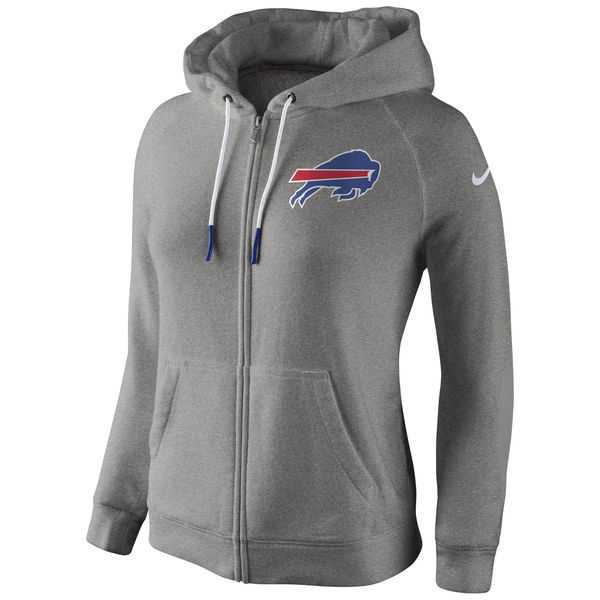 WOMEN BUFFALO BILLS GRAY STADIUM RALLY FULL ZIP HOODIE - LanTian,We sell and wholesale WOMEN BUFFALO BILLS GRAY STADIUM RALLY FULL ZIP HOODIE - LanTian on line form chian!