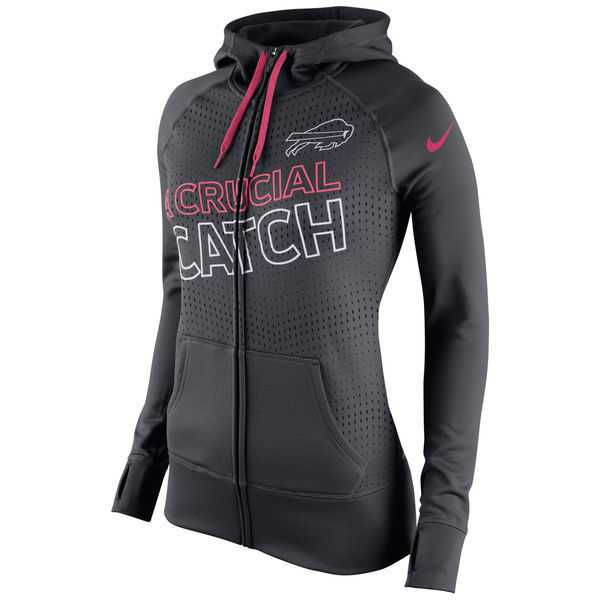 WOMEN BUFFALO BILLS NIKE CHARCOAL BREAST CANCER AWARENESS KO FULL-ZIP PERFORMANCE HOODIE - LanTian,We sell and wholesale WOMEN BUFFALO BILLS NIKE CHARCOAL BREAST CANCER AWARENESS KO FULL-ZIP PERFORMANCE HOODIE - LanTian on line form chian!