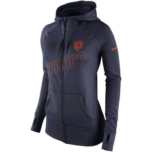 WOMEN CHICAGO BEARS NIKE NAVY STADIUM GAME DAY KO FULL ZIP PERFORMANCE HOODIE - LanTian,We sell and wholesale WOMEN CHICAGO BEARS NIKE NAVY STADIUM GAME DAY KO FULL ZIP PERFORMANCE HOODIE - LanTian on line form chian!