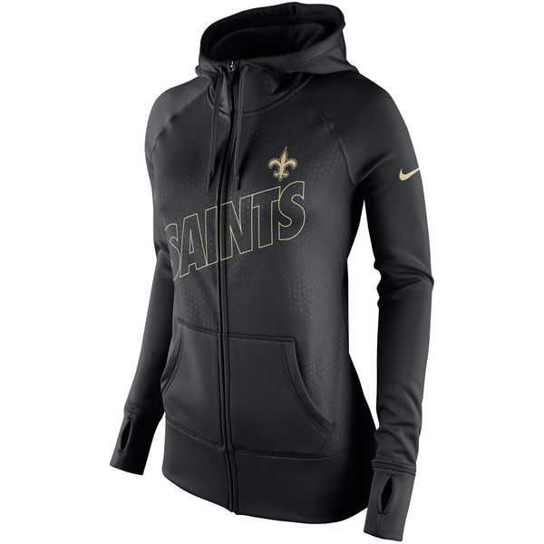 WOMEN NEW ORLEANS SAINTS NIKE BLACK STADIUM GAME DAY KO FULL ZIP PERFORMANCE HOODIE - LanTian,We sell and wholesale WOMEN NEW ORLEANS SAINTS NIKE BLACK STADIUM GAME DAY KO FULL ZIP PERFORMANCE HOODIE - LanTian on line form chian!