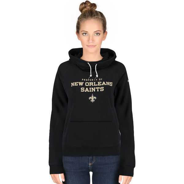WOMEN NEW ORLEANS SAINTS NIKE BLACK STADIUM RALLY FUNNEL PULLOVER HOODIE - LanTian,We sell and wholesale WOMEN NEW ORLEANS SAINTS NIKE BLACK STADIUM RALLY FUNNEL PULLOVER HOODIE - LanTian on line form chian!