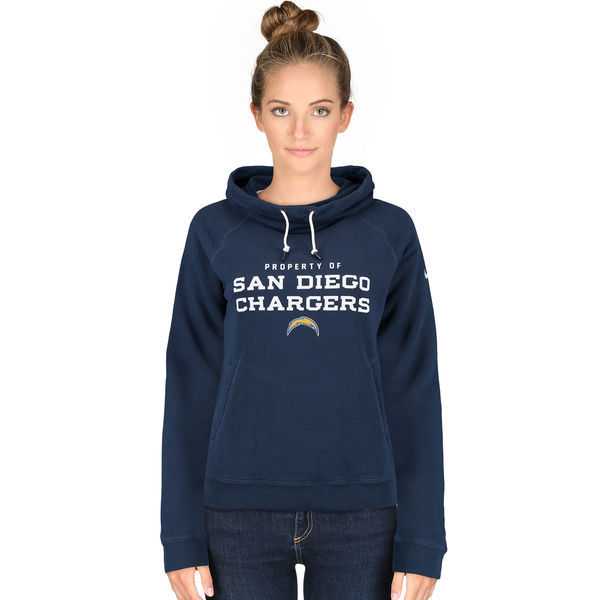 WOMEN SAN DIEGO CHARGERS NIKE NAVY STADIUM RALLY FUNNEL PULLOVER HOODIE - LanTian,We sell and wholesale WOMEN SAN DIEGO CHARGERS NIKE NAVY STADIUM RALLY FUNNEL PULLOVER HOODIE - LanTian on line form chian!