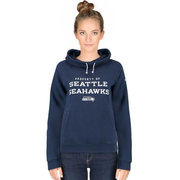 WOMEN SEATTLE SEAHAWKS NIKE COLLEGE NAVY STADIUM RALLY FUNNEL PULLOVER HOODIE - LanTian,We sell and wholesale WOMEN SEATTLE SEAHAWKS NIKE COLLEGE NAVY STADIUM RALLY FUNNEL PULLOVER HOODIE - LanTian on line form chian!