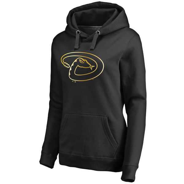 Women Arizona Diamondbacks Gold Collection Pullover Hoodie LanTian - Black,We sell and wholesale Women Arizona Diamondbacks Gold Collection Pullover Hoodie LanTian - Black on line form chian!