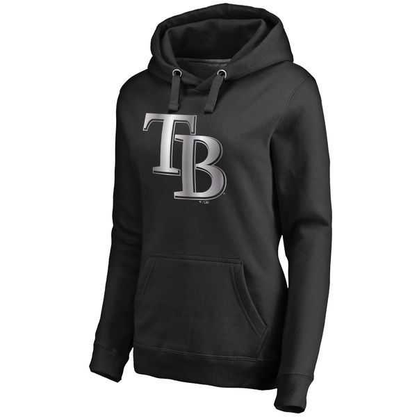 Women Tampa Bay Rays Platinum Collection Pullover Hoodie LanTian - Black,We sell and wholesale Women Tampa Bay Rays Platinum Collection Pullover Hoodie LanTian - Black on line form chian!