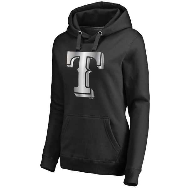 Women Texas Rangers Platinum Collection Pullover Hoodie LanTian - Black,We sell and wholesale Women Texas Rangers Platinum Collection Pullover Hoodie LanTian - Black on line form chian!