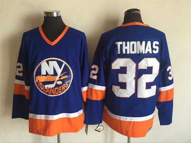 New York Islanders #32 Thomas Blue CCM Throwback Stitched NHL Jersey,We sell and wholesale New York Islanders #32 Thomas Blue CCM Throwback Stitched NHL Jersey on line form chian!