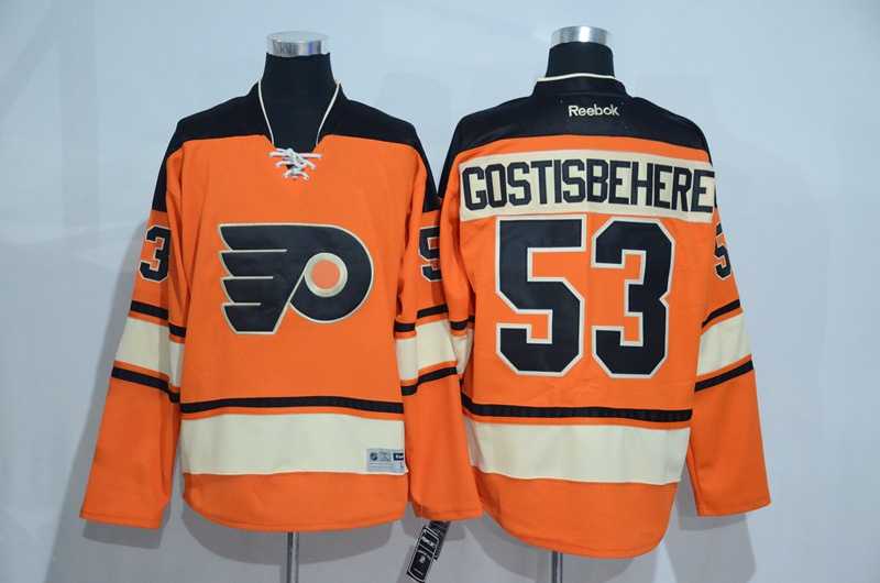 Philadelphia Flyers #53 Shayne Gostisbehere Orange Stitched NHL Jersey,We sell and wholesale Philadelphia Flyers #53 Shayne Gostisbehere Orange Stitched NHL Jersey on line form chian!