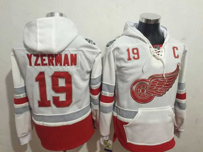 Detroit Red Wings #19 Steve Yzerman White 1917-2017 100th Anniversary Stitched NHL Hoodie,We sell and wholesale Detroit Red Wings #19 Steve Yzerman White 1917-2017 100th Anniversary Stitched NHL Hoodie on line form chian!