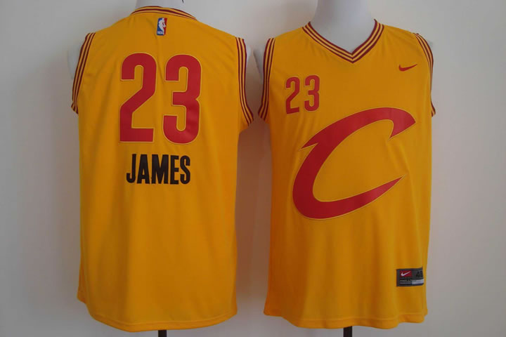 Nike Cleveland Cavaliers #23 LeBron James Golden With Red Swingman Stitched NBA Jersey,We sell and wholesale Nike Cleveland Cavaliers #23 LeBron James Golden With Red Swingman Stitched NBA Jersey on line form chian!