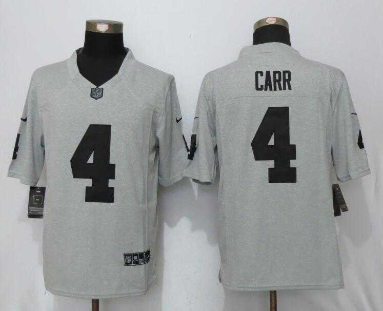 Nike Limited Oakland Raiders #4 Derek Carr Gridiron Gray II Stitched Jersey,We sell and wholesale Nike Limited Oakland Raiders #4 Derek Carr Gridiron Gray II Stitched Jersey on line form chian!