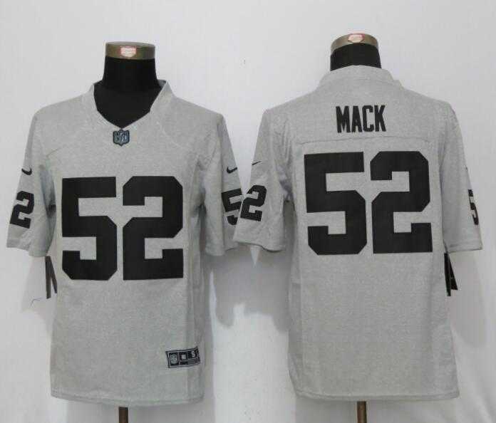 Nike Limited Oakland Raiders #52 Khalil Mack Gridiron Gray II Stitched Jersey,We sell and wholesale Nike Limited Oakland Raiders #52 Khalil Mack Gridiron Gray II Stitched Jersey on line form chian!