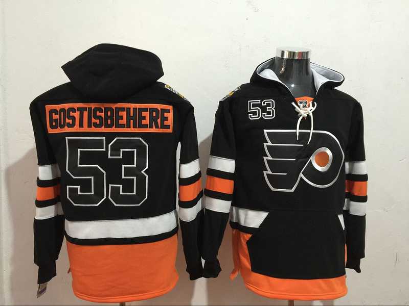 Philadelphia Flyers #53 Shayne Gostisbehere Black 2017 Stadium Series Stitched NHL Hoodie,We sell and wholesale Philadelphia Flyers #53 Shayne Gostisbehere Black 2017 Stadium Series Stitched NHL Hoodie on line form chian!