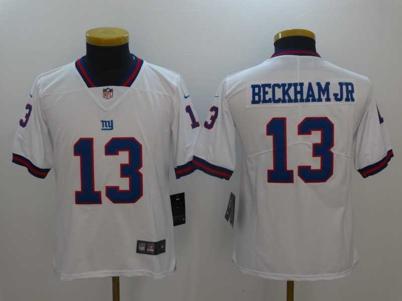 Youth Nike Limited New York Giants #13 Odell Beckham Jr White  Rush Stitched NFL Jersey,We sell and wholesale Youth Nike Limited New York Giants #13 Odell Beckham Jr White  Rush Stitched NFL Jersey on line form chian!