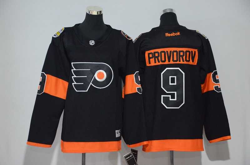Youth Philadelphia Flyers #9 Provorov Black 2017 Stadium Series Stitched NHL Jersey,We sell and wholesale Youth Philadelphia Flyers #9 Provorov Black 2017 Stadium Series Stitched NHL Jersey on line form chian!