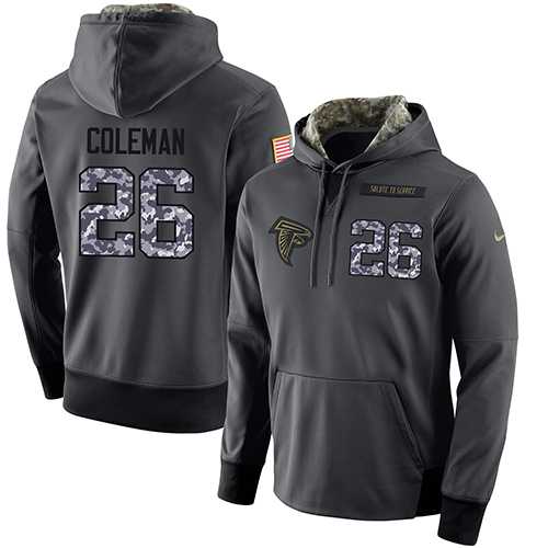 Glued Nike Atlanta Falcons #26 Tevin Coleman Men's Anthracite Salute to Service Player Performance Hoodie,We sell and wholesale Glued Nike Atlanta Falcons #26 Tevin Coleman Men's Anthracite Salute to Service Player Performance Hoodie on line form chian!