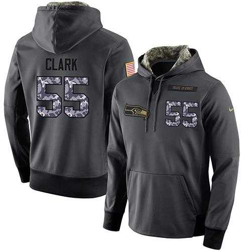 Glued Nike Seattle Seahawks #55 Frank Clark Men's Anthracite Salute to Service Player Performance Hoodie,We sell and wholesale Glued Nike Seattle Seahawks #55 Frank Clark Men's Anthracite Salute to Service Player Performance Hoodie on line form chian!