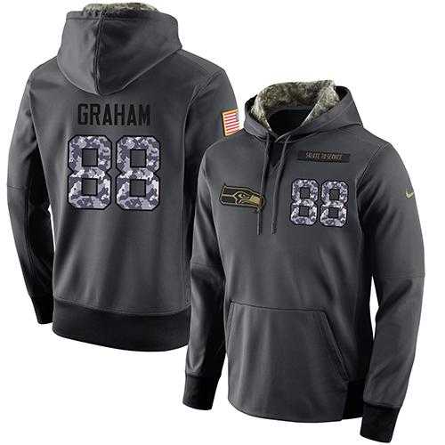 Glued Nike Seattle Seahawks #88 Jimmy Graham Men's Anthracite Salute to Service Player Performance Hoodie,We sell and wholesale Glued Nike Seattle Seahawks #88 Jimmy Graham Men's Anthracite Salute to Service Player Performance Hoodie on line form chian!