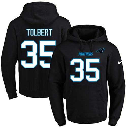 Printed Nike Carolina Panthers #35 Mike Tolbert Black Name & Number Men's Pullover Hoodie,We sell and wholesale Printed Nike Carolina Panthers #35 Mike Tolbert Black Name & Number Men's Pullover Hoodie on line form chian!