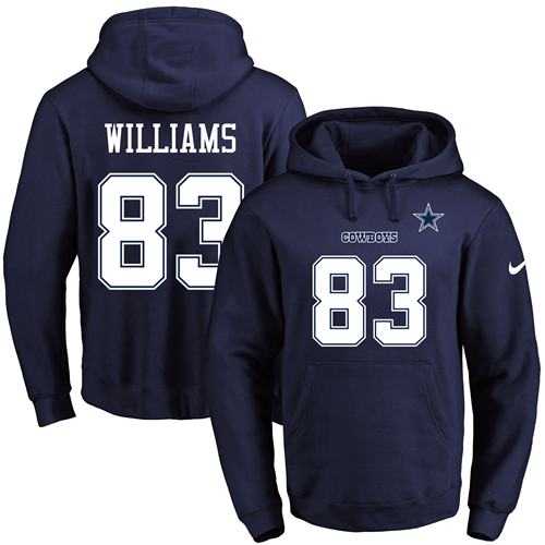 Printed Nike Dallas Cowboys #83 Terrence Williams Navy Name & Number Men's Pullover Hoodie,We sell and wholesale Printed Nike Dallas Cowboys #83 Terrence Williams Navy Name & Number Men's Pullover Hoodie on line form chian!