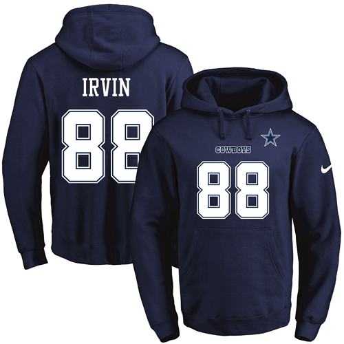 Printed Nike Dallas Cowboys #88 Michael Irvin Navy Name & Number Men's Pullover Hoodie,We sell and wholesale Printed Nike Dallas Cowboys #88 Michael Irvin Navy Name & Number Men's Pullover Hoodie on line form chian!