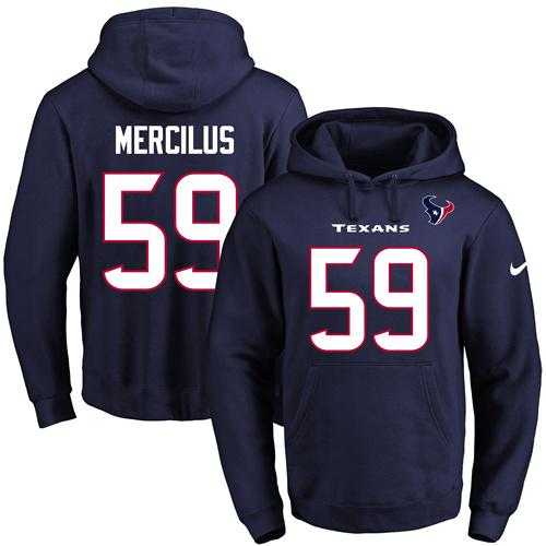 Printed Nike Houston Texans #59 Whitney Mercilus Navy Name & Number Men's Pullover Hoodie,We sell and wholesale Printed Nike Houston Texans #59 Whitney Mercilus Navy Name & Number Men's Pullover Hoodie on line form chian!