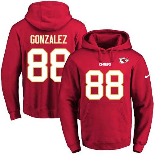 Printed Nike Kansas City Chiefs #88 Tony Gonzalez Red Name & Number Men's Pullover Hoodie,We sell and wholesale Printed Nike Kansas City Chiefs #88 Tony Gonzalez Red Name & Number Men's Pullover Hoodie on line form chian!
