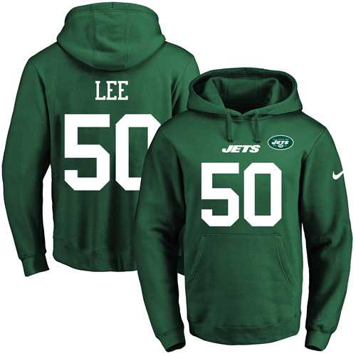 Printed Nike New York Jets #50 Darron Lee Green Name & Number Men's Pullover Hoodie,We sell and wholesale Printed Nike New York Jets #50 Darron Lee Green Name & Number Men's Pullover Hoodie on line form chian!
