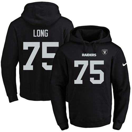 Printed Nike Oakland Raiders #75 Howie Long Black Name & Number Men's Pullover Hoodie,We sell and wholesale Printed Nike Oakland Raiders #75 Howie Long Black Name & Number Men's Pullover Hoodie on line form chian!