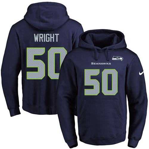 Printed Nike Seattle Seahawks #50 K.J. Wright Navy Name & Number Men's Pullover Hoodie,We sell and wholesale Printed Nike Seattle Seahawks #50 K.J. Wright Navy Name & Number Men's Pullover Hoodie on line form chian!