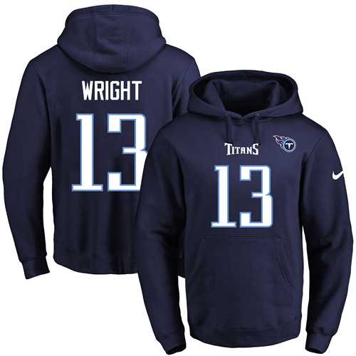 Printed Nike Tennessee Titans #13 Kendall Wright Navy Name & Number Men's Pullover Hoodie,We sell and wholesale Printed Nike Tennessee Titans #13 Kendall Wright Navy Name & Number Men's Pullover Hoodie on line form chian!