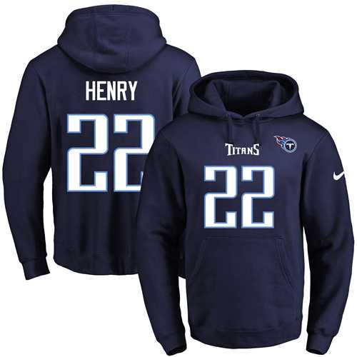 Printed Nike Tennessee Titans #22 Derrick Henry Navy Name & Number Men's Pullover Hoodie,We sell and wholesale Printed Nike Tennessee Titans #22 Derrick Henry Navy Name & Number Men's Pullover Hoodie on line form chian!